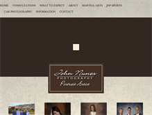 Tablet Screenshot of johnnunesphotography.com